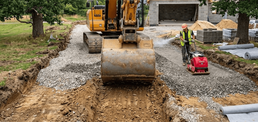 Driveway Excavation, Sub-Base and Preparation
